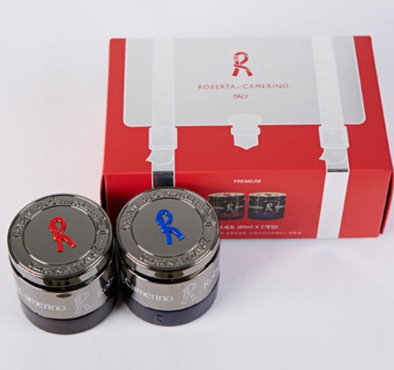 [로베르타] 크롬 명품 차량용 방향제 60ml 2P