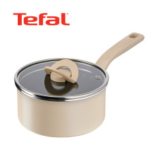 [테팔] 인덕션 블라썸 베이지 편수냄비18cm