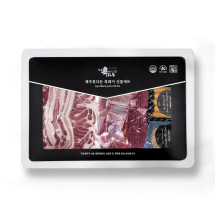 [제주흑다돈] 제주직송, 무항생제 흑돈육_제주 흑돼지 바비큐 홈세트 4호