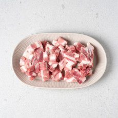 [제주흑다돈] 제주직송, 무항생제 흑돈육_제주 흑돼지 앞다리살 500g(찌개용, 냉장)