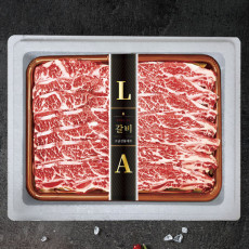 미주산  블랙앵거스 탑초이스_LA 구이갈비 선물 30호_3.0kg
