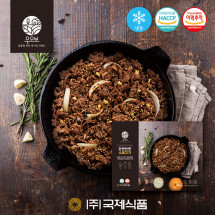 [우오보] 국제식품_단짠단짠 간장 양념소불고기 800g(400gx2팩)
